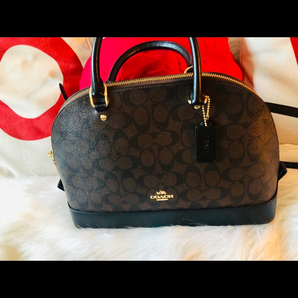 👜Coach Brown/Black SIG SIERRA SAT